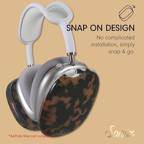 Sonix Protective Case Cover for AirPods Max Headphones | Brown Tort thumbnail 4