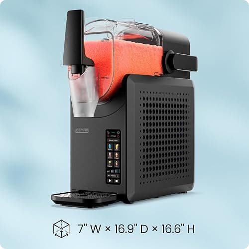 Iceman by Chefman Slush-Ease MAX 90oz Slushie Machine, 64oz Liquid Capacity Frozen Drink Maker & Slushy Machine with 5 Presets and LED Display, Perfect for Frozen Margaritas, Frappes, Smoothies thumbnail 9