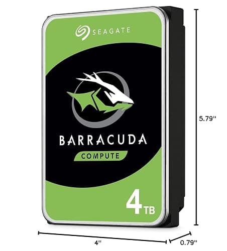 Seagate BarraCuda 4TB Internal Hard Drive HDD – 3.5 Inch Sata 6 Gb/s 5400 RPM 256MB Cache For Computer Desktop PC – Frustration Free Packaging ST4000DMZ04/DM004 thumbnail 9