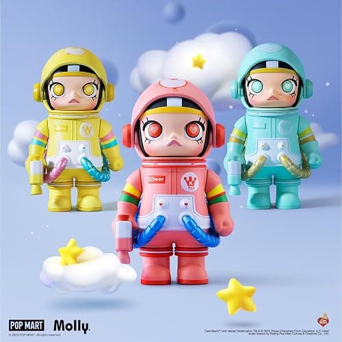 POP MART MEGA Space Molly 100% 2-B Blind Box Figures, Random Design Box Toys for Modern Home Decor, Collectible Toy Set for Desk Accessories, 1PC thumbnail 4