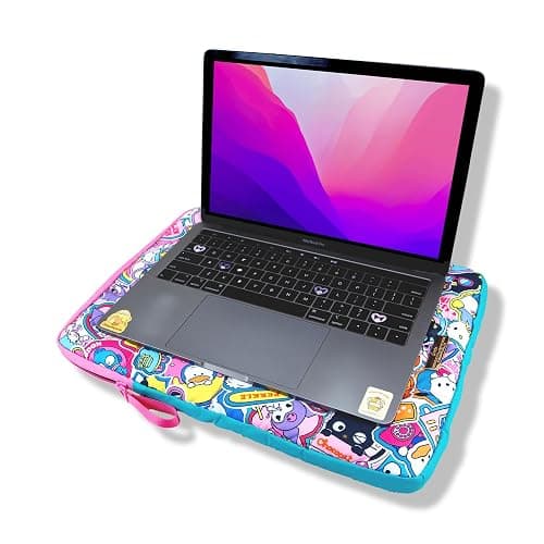 Sonix x Sanrio | Puffy Laptop Sleeve | 15-16 Inch, Quilted Pillow Puffer Laptop Carrying Case, Computer Sleeve | Hello Kitty & Friends Stickers thumbnail 2