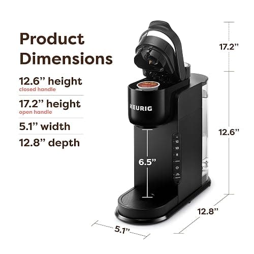 Keurig K-Express Single Serve K-Cup Pod Coffee Maker, 3 Brew Sizes, Strong Button Feature, 42oz Removable Reservoir, Black thumbnail 2