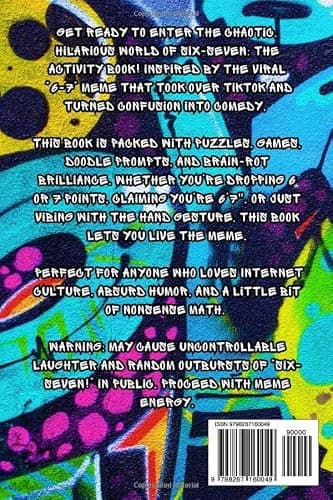 6...7... SIX SEVEN!: The Ultimate Six-Seven Activity Book: A Birthday, Easter, Christmas Stocking Stuffer Gift for Tweens & Teens (Fun Book Gift Ideas) thumbnail 2