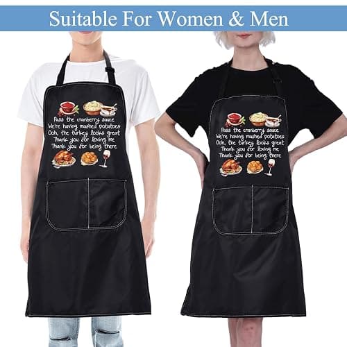CMNIM Bob Kitchen Apron Burger Merch Bob’s TV Show Apron for Burgers Fans Gifts WDW Bob Family Thanksgiving Apron Women Men thumbnail 4
