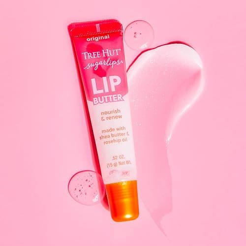 Tree Hut Sugarlips Lip Butter Trio, Original, Watermelon & Strawberry Lip Butters, Hydrating & Moisturizing Lip Care Set, Smooth & Nourish Lips, Perfect Holiday Gift & Stocking Stuffer, 0.52 fl oz thumbnail 4