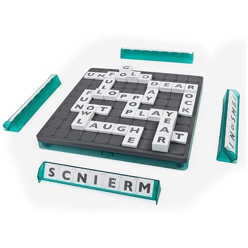 Spin Master Games, Upwords, Classic Word Game with Stackable Letter Tiles, Family Board Game, Crossword Activity, 1-4 Players, for Ages 8 & Up thumbnail 3