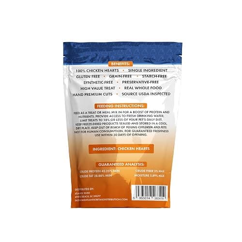 Freeze Dried Small Pet Treats - Resealable Bag of Treats for Ferrets - Ferret Snacks - Single Ingredient Ferret Food With No Preservatives Or Fillers- Small Animals Treats (1oz, chicken Heart) thumbnail 6