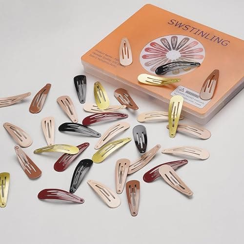 120 Pack 6 Color Snap Hair Clips | Non-Slip Snap Clips for Women & Girls | Durable Hairpins for Thick Hair, Updos, Braids & Buns | Secure Hold, Snag-Free Design thumbnail 3