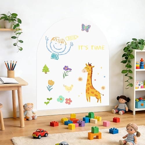 TPCSCH Magnetic WhiteBoard for Wall 40" x 32" Self-Adhesive Magnete Dry Erase White Board Sticker with Magnet Accessories Magnetic Wall Decal Peel and Stick Magnetic Wall Decal for Kids Playroom thumbnail 3