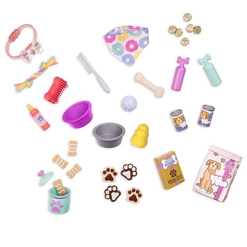 Glitter Girls Dolls by Battat – GG Pop-Pup Shop on Wheels – Pet Play Food for 35.6 cm Dolls & Plush Dogs – Toys, Clothes, and Accessories for Kids Ages 3 and Up thumbnail 7