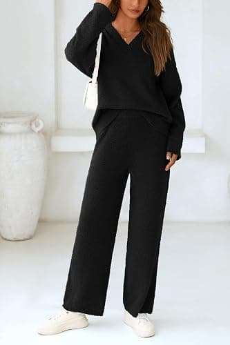 PRETTYGARDEN Lounge Sets for Women Two Piece Sweaters Pajama Set Fall Fashion 2025 Loungewear Outfits Matching Winter Clothes thumbnail 7