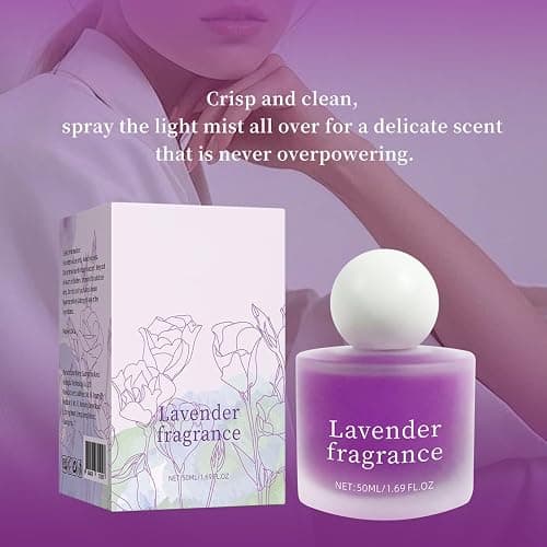 Lavender Perfume for Women, Fresh & Long-Lasting Fragrance, Elegant Eau de Toilette, Seductive Signature Aroma, Gift for Women, 50ML/1.69 FL.OZ thumbnail 6