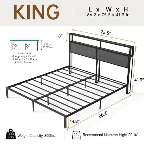 King Size Bed Frame LED  thumbnail 2
