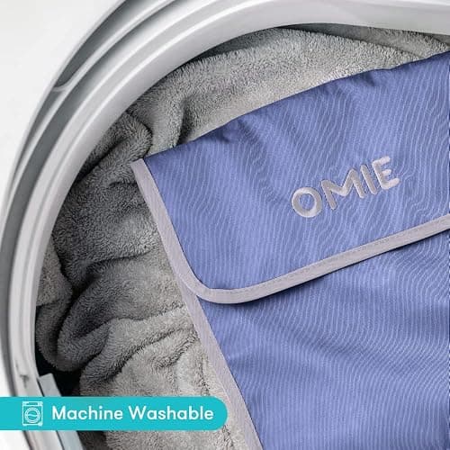 Omie OmieBox Lunch Bag - Washable, Foldable, Durable, WaterResistant Fabric with Interior Pocket and External Bottle Holder (Purple) thumbnail 4