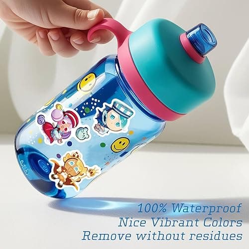 Omelo 103 PCS Video Game Stickers, Cute Cookie Run Kingdom Shadow Milk Aesthetic Bulk Sticker Pack for Water Bottles Laptop Waterproof Vinyl Birthyday Party Favors Decals Merch for Kids Teens Adults thumbnail 7