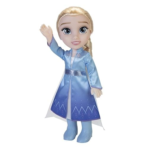 Disney Princesse - Poupée 38cm Elsa La Reine des Neiges - Licence Officielle Disney - Collection Mon Amie Princesse - avec Robe de Voyage et Accessoires - Cadeau Magique - Cadeau Enfants Dès 3 Ans thumbnail 4