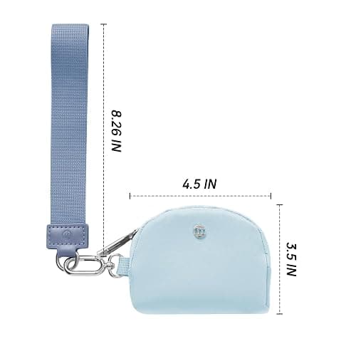 Mum's Memory Mini Zip Around Wristlet Wallets for Women -KeyChain Wallet with Detachable Dual Pouch Wristlet -Key Chain Coin Purse Small Wallets thumbnail 2