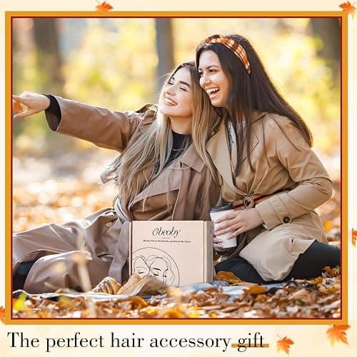 8 Pack Fall Headbands for Women, Thanksgiving Knotted Autumn Hairbands | Holiday Hairbands for Autumn Festive Gift, 8 Autumn Designs; Non-Slip Fit, for Thanksgiving, Parties, Gifting thumbnail 7