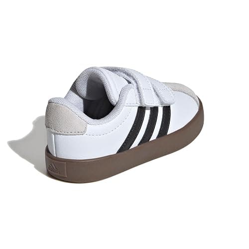 adidas Boys Vl Court 3.0 Slip On Sneakers Shoes Casual - Pink, White thumbnail 6