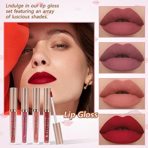 KAVCENT Makeup Kit Makeup Sets for Teens Makeup kits for Women Teenagers Make up Eyeshadow Palette Foundation Concealer Lipgloss Loose Powder Makeup Kit for Women Full Kit thumbnail 4