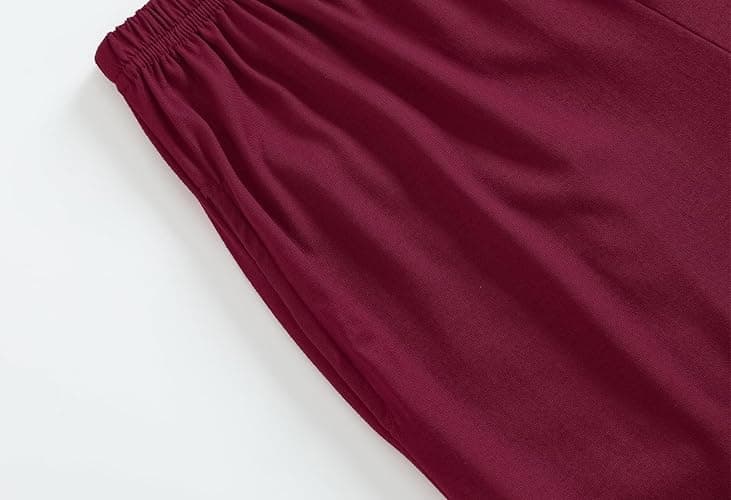 Vopmocld Unisex Kids Button Down Pajama Sets Short Sleeve & Shorts Solid Color Teens Outfit with Pockets Lounge Sets thumbnail 6