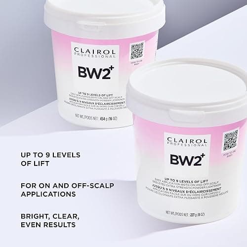 Clairol Professional BW2+ Extra Strength Powder Lightener | Up to 9 Levels of Lift for Hair Highlights & Lightening thumbnail 3