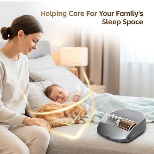 CREATULIZE X1 Robot Bed Vacuum, Automatic Mattress Vacuum Cleaner with Intelligent Path Planning, UV-C Light, HEPA Filter, One-Click 100% Dust & Pet Hair Removal for Bed, Mattress, Sofa, Carpet thumbnail 8