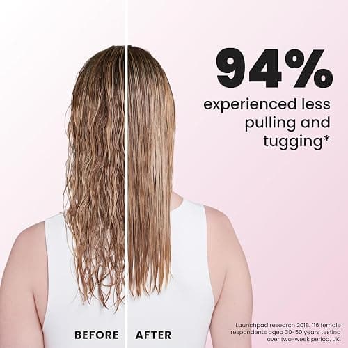 Tangle Teezer Fine Ultimate Detangler Brush for Fine Hair, Pink & Mint | Patented two-tier, soft-flex teeth detangles & reduces breakage on wet or dry hair; Shower-friendly hairbrush for fine hair thumbnail 6