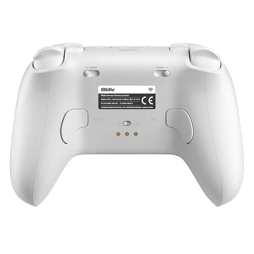 8BitDo Ultimate 2 Wireless Controller for Windows PC, Apple, Steam & Android, Gaming Controller with TMR Joysticks, Hall/Tactile Triggers, Motion Control, RGB Fire Ring, 1000Hz Polling Rate, White thumbnail 3