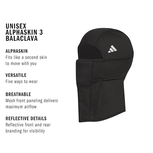 Adidas Alphaskin Balaclava Ski Mask – Athletic Face Cover Shiesty thumbnail 2