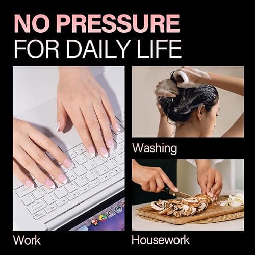 AILLSA Short Almond Nail Tips, 15 Sizes 240PCS Preshaped Soft Clear Gel Nails Tips Full Cover False Nails Tip Short Almond Shaped Tips thumbnail 8