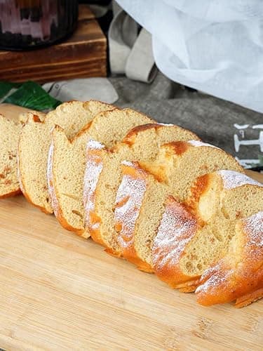 Shirfloral Fake Sliced Bread Artificial Realistic Fake Food for Display Home Kitchen Table Shop Window Decoration thumbnail 2
