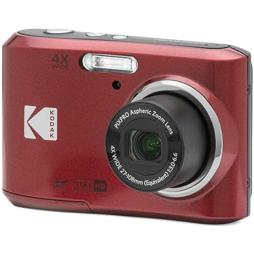 Kodak FZ45RD PIXPRO FZ45 16MP Digital Camera, Red Bundle with Lexar 32GB High-Performance 800x UHS-I SDHC Memory Card + Deco Photo Point and Shoot Field Bag Camera Case thumbnail 4