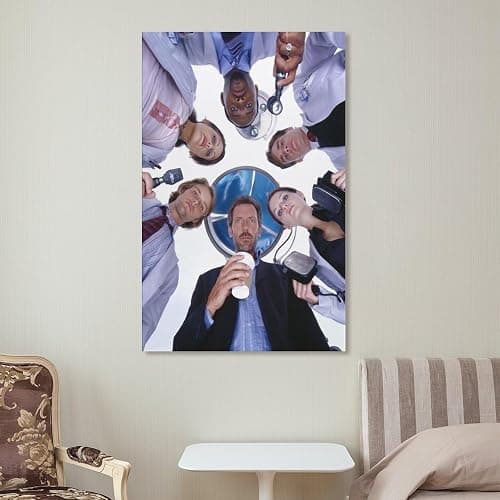 House M.D Movie Poster- Poster Decorative Painting Canvas Wall Art Living Room Posters Bedroom Painting 24x36inch(60x90cm) thumbnail 7