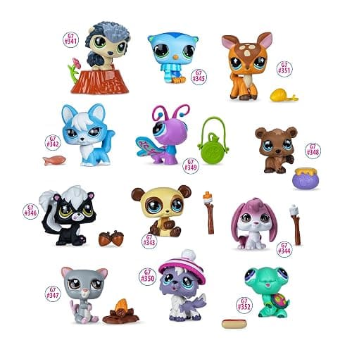 Littlest Pet Shop - Cozy Campfire Play Pack - Series 4 - Gen 7 Authentic LPS Bobble Head Toy Figure, Collectible Toy Animal, Ages 4+ thumbnail 3