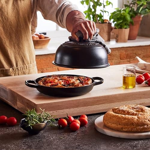 Le Creuset Enameled Cast Iron Signature Round Bread Oven, 9.5 inch, Licorice thumbnail 2