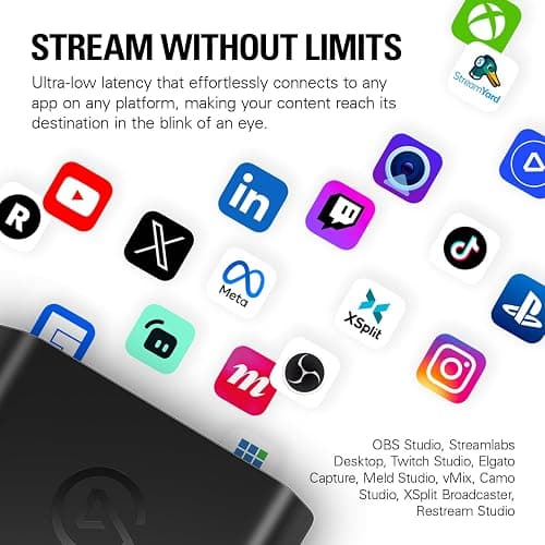 Elgato 4K X – Capture Up to 4K144 with Ultra-Low Latency on PS5|Pro, Xbox Series X|S, Nintendo Switch 2, OBS and More, HDMI 2.1, VRR, HDR10, USB 3.2 Gen 2, for Streaming & Recording, PC|Mac|iPad thumbnail 8