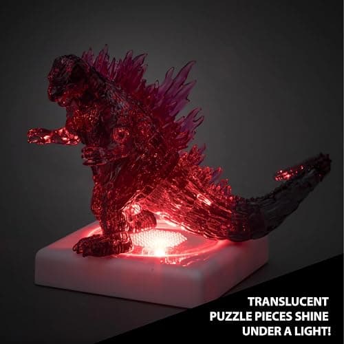 Bepuzzled, Godzilla Ultra Deluxe 3D Crystal Puzzle, for Godzilla Lovers, Collectors and Puzzlers Ages 12 and Up thumbnail 7