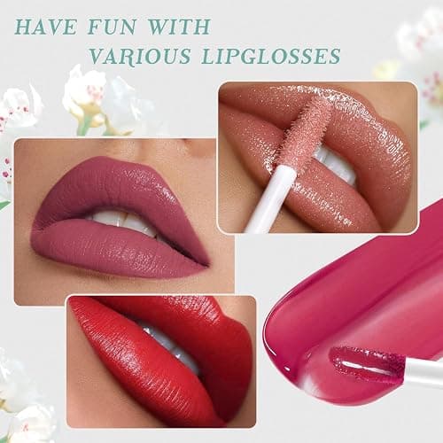 Color Nymph Beginner Makeup Kits Gift for Teens, Makeup Palettes with Reusable Handbag Includes 36 Colors Eyeshadow Blushes Bronzer Highlighter 4 Colors Lipgloss, Lip Oil Brushes Mint Green thumbnail 5