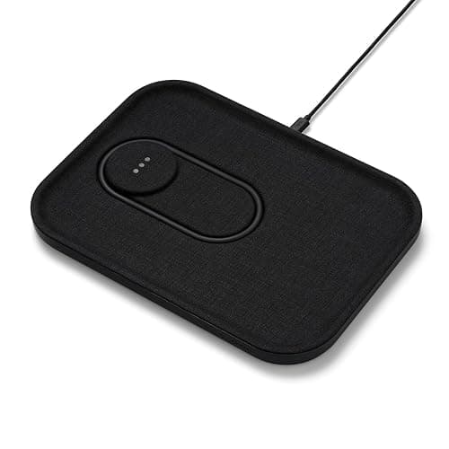 Courant MAG:3 Charger and Tray - Belgian Linen, Multi-Device Charger Compatible with MagSafe iPhones 16, 15, 14, 13, 12 or Wireless AirPod Cases (Charcoal) - Image 1