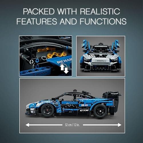LEGO Technic McLaren Senna GTR 42123 Racing Sports Collectable Model Car Building Kit, Car Construction Toy, Gift Idea for Kids, Boys and Girls thumbnail 6