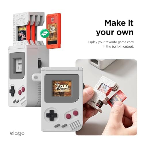 elago Switch Game Case Compatible with Nintendo Switch 2/OLED/LITE Games & Micro SD Cards, Switch 2 Game Card Holder Cartridge Case with 5 Game Card Storage (NW5) thumbnail 4