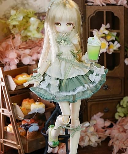 CALEMBOU BJD Blind Box, 1/8 Cute Story of Four Seasons Milk Tea Series Ball Jointed Blind Box, 8 Inches Dress up Doll with Joints, Collectable Action Figure for Birthday Gifts thumbnail 3