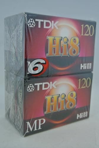 TDK Hi8 MP120 Premium Performance Camcorder Videotape (6-pack) - Image 1