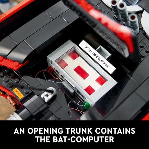 LEGO DC Batman: The Classic TV Series Batmobile, DC Collectible Car, Building Set Inspired by The 1966 Television Show’s Classic Batmobile, Creative DC Gift for Adults and Super Hero Fans, 76328 thumbnail 4
