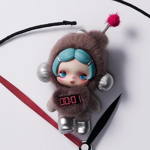 POP MART θ SKULLPANDA Off Mode Series Plush Doll Blind Box, Single Box | Keychain, Bag Charm, Accessories, Collectible Holiday Birthday Gift thumbnail 6
