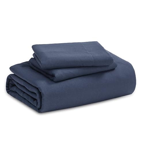Bedsure Navy Duvet Covers Queen Size - Washed Duvet Cover, Soft Queen Duvet Cover Set 3 Pieces with Zipper Closure, 1 Duvet Cover 90x90 inches and 2 Pillow Shams thumbnail 6