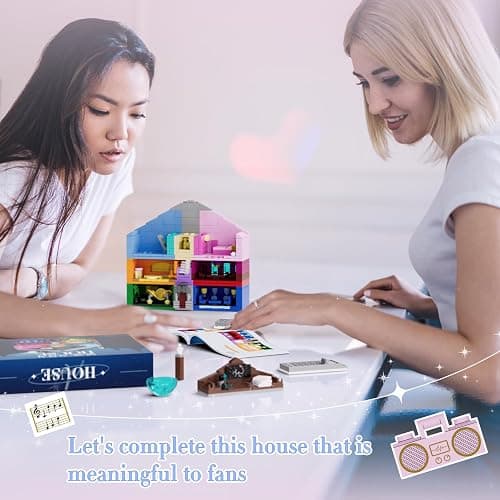 DreamCreators House Building Toys Set with Led Light, Architecture Building Model Compatible with Lego Ideal Present Merch for Adults Girl 8-12 Valentine Wedding Anniversary Birthday Christmas thumbnail 6