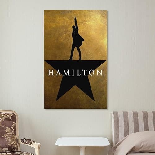 Hamilton Musical Poster,Vintage Music Posters Canvas Art Poster And Wall Art Picture Print Modern Family Bedroom Decor Posters 24x36inch(60x90cm) - 24x36inch(60x90cm) - Unframe-style thumbnail 7