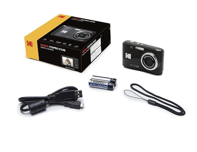 KODAK PIXPRO Friendly Zoom FZ45-BK 16MP Digital Camera with 4X Optical Zoom 27mm Wide Angle and 2.7" LCD Screen (Black) thumbnail 6